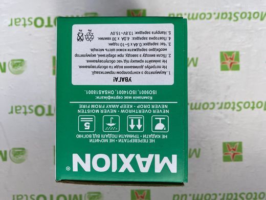 Акумулятор MXBM-YTX4L-BS AGM MAXION (12V, 4Ah), 113x70x85 мм, вага 1,37кг
