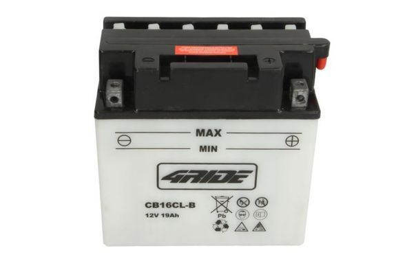 Акумулятор CB16CL-B 4RIDE 19 А/ч, 12V, 240 А, (-/+), 176х101х175 мм (YB16CL-B)
