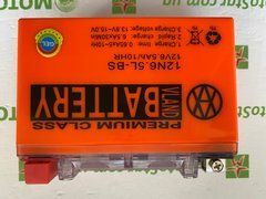 Аккумулятор VLAND 12N6.5L-BS Gel 12V, 6,5 Аh, 137х65х100 мм (YTX6.5L-BS, MG6.5L)