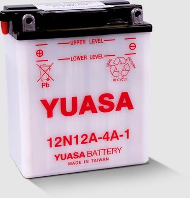 YUASA 12N12A-4A-1 Акумулятор 12 А/ч, 115 А, (+/-), 134х80х162 мм