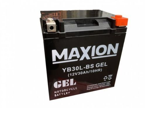 YB30L-BS MAXION (GEL) YTX30L-BS Мото аккумулятор гелевый, 12V, 30Ah , 166x126x176 мм