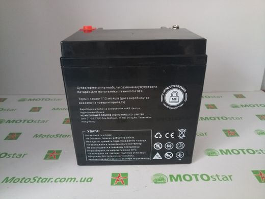 YB30L-BS MAXION (GEL) YTX30L-BS Мото аккумулятор гелевый, 12V, 30Ah , 166x126x176 мм