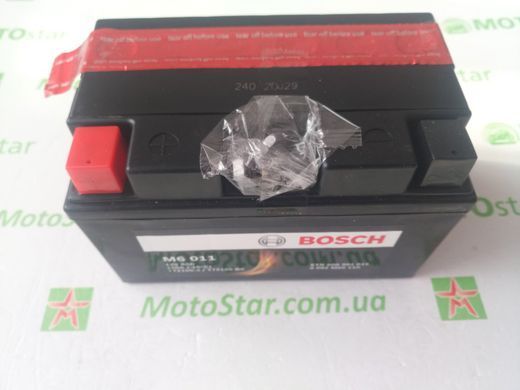 Аккумулятор BOSCH Y/B TZ10S 0 986 FA1 140 (+/-) (YTZ10S-4; YTZ10S-BS) M6 AGM, 12V 8.6Ah 150A