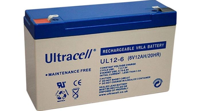 UL12-6 Аккумуляторная батарея ULTRACELL