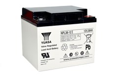 Аккумулятор Yuasa NPL38-12I 12V 38Ah, 197x165x170 мм, вага 13,7