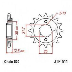 JT JTF511.15 - Звезда передняя