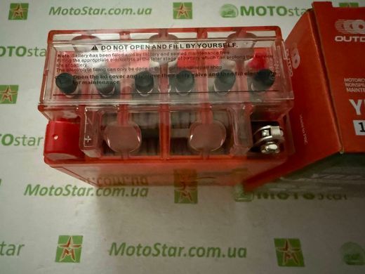 Акумулятор Outdo YB9-BS 12V 9 Ah.137x76x134 мм LIFAN KPT 200