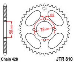 JT JTR810.46 - Зірка задня