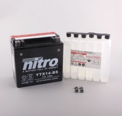 Акумулятор NITRO NTX14-BS AGM Open Battery [12 Ah], CCA 200 (A) (YTX14-BS)