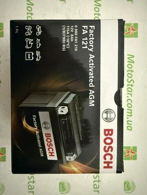 Аккумулятор BOSCH 0 986 FA1 210 12В, 8Ah/115A (150x70x105/+L/B0)Factory Activated AGM +/- (YT9B-4; YT9B-BS)