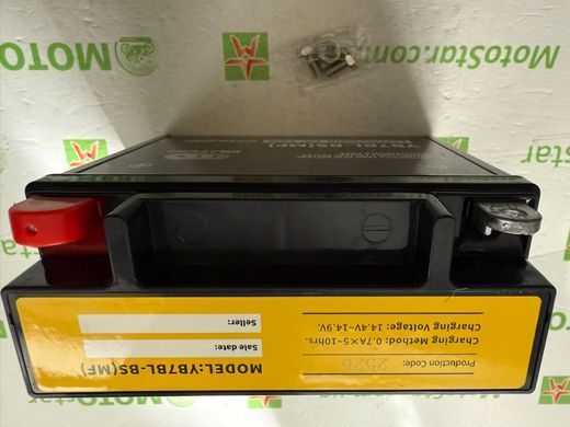 Аккумулятор Outdo YB7BL-BS Super MF (12N7BL-BS) 12V 7Аh CA 140 F, 145x60x130 мм (MG7A-3А)