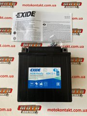 EXIDE SLA12-9 / AGM12-9 Мото аккумулятор 9 А/ч, 120 А, (+/-), 135х75х136 мм