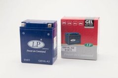 Мотоакумулятор LP GEL MG GB14L-A2 12V,14Ah,д. 135, ш. 91, в.167, вес 4,4кг,залит