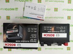 Акумулятор BOSCH 0 986 FA1 270 (YTZ12S-4; YTZ12S-BS, TTZ12S -BS) M6 AGM, 12V 11AHh 210A Factory Activated, 150x88x110 мм