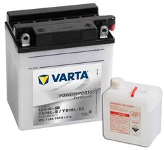 VARTA YB10L-B / YB10L-B2 / 12N10-3B, 511013009, Акумулятор 11 А / ч, 150 А, (- / +), 12V 136х91х146 мм