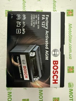 Аккумулятор BOSCH 0 986 FA1 270 (YTZ12S-4; YTZ12S-BS, TTZ12S -BS) M6 AGM, 12V 11AHh 210A Factory Activated, 150x88x110 мм