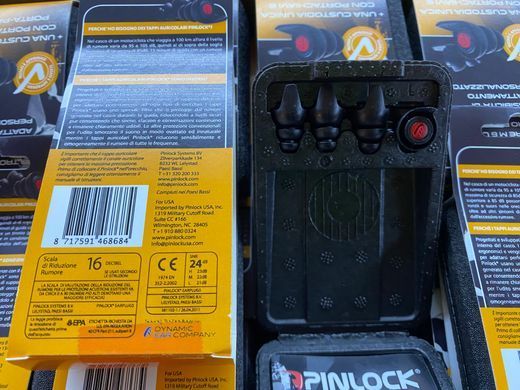 Беруши мото, для стрільби плавання, роботи навчання Pinlock Earplugs