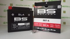 Акумулятор BS BATTERY BB7-A 12V, 8Ah, 120 А, (+/-), 135X75X133 мм, (12N7-4B, 12N7-4B)
