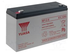 Акумулятор для ИБП Yuasa 6V 12 Ач (NP12-6)