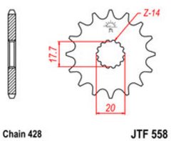 JT JTF558.14 - Зірка передня
