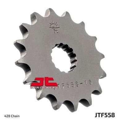 JT JTF558.14 - Зірка передня DERBI GPR; GILERA SC; KAWASAKI Z; YAMAHA DT, TDR, TZR, XVS, YZ 80-250 1988-2020