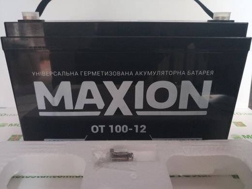 Аккумулятор OT MAXION 12-100, AGM, 12V, 100Ah , 330x172x221 мм