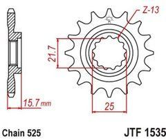 JT JTF1535.15 - Звезда передняя
