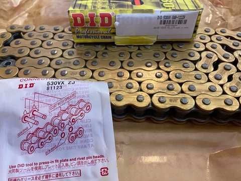 Купить Цепь приводная DID 50(530)VX G&B - 122ZB - описание, подбор
