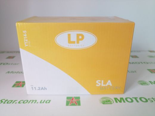 Мотоакумулятор LP SLA MB YTZ14-S SLA-технологія, монтаж в будь-якому положенні-12V, 11,2Ah, д 150, ш 87, В110, вага 3,9 кг