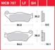LUCAS MCB707SH - Гальмівні колодки задні