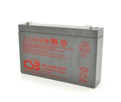 Аккумуляторная батарея CSB HRL634WF2, 6V 9Ah (151х34х99 мм) Q10