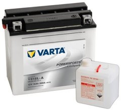 VARTA YB18L-A, (CB18L-A), 518015018, Акумулятор 18 А / ч, 200 А, (- / +), 12V 181х92х164 мм