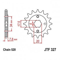 JT JTF327.14 - Звезда передняя