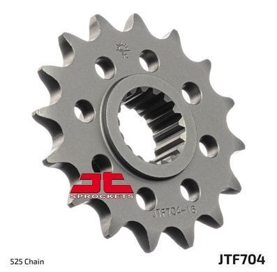 JT JTF704.16 - Звезда передняя APRILIA ETV, RST, RSV, SL, TUONO; BMW F; HUSQVARNA NUDA 650-1100 1998-2020