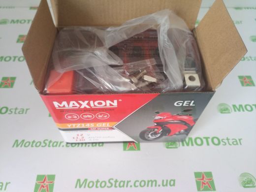 YTZ14S MAXION GEL, гелевый аккумулятор 12V, 11,2Ah, 150x87x110 мм