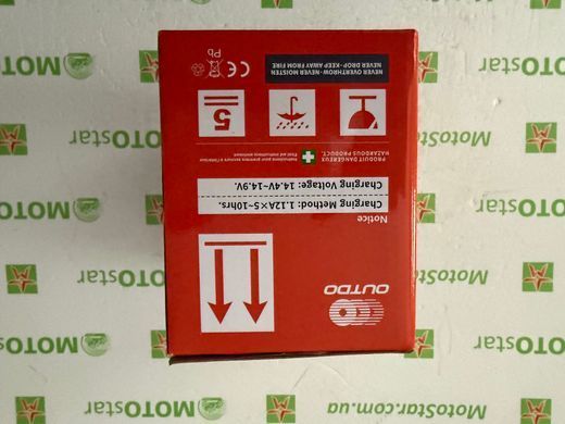 Акумулятор OUTDO YTZ14S GEL 12V, 11,2Ah/10HR, 230А, 150x85x112 мм
