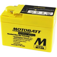 Motobatt MB MT4R Мото акумулятор 2 A / ч, 45 A, (- / +), 114x49x86 мм