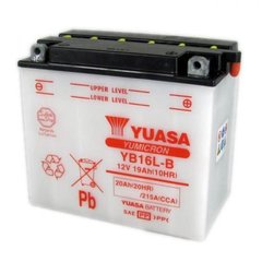 YUASA YB16L-B Мото аккумулятор 19 А/ч, 215 А, (-/+), 175х100х155 мм