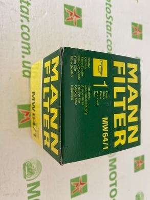 Фильтр маслянный MANN MW 64/1 (HF303, HF303RC, COF203)