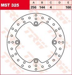LUCAS MST325 - Гальмівний диск