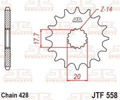 JTF558,18 Звезда передняя