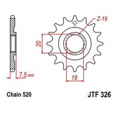 JT JTF326.13 - Зірка передня