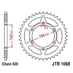 JT JTR1068.46 - Звезда задняя