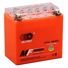 Outdo YTX14-BS Аккумулятор MF Superior Gel 12 А/ч, (+/-), 150x87x146 мм