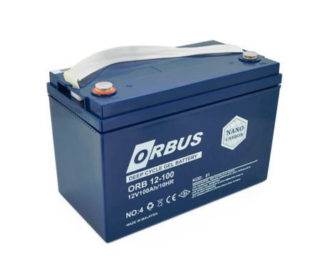 Аккумуляторная батарея ORBUS CG12100 GEL 12V 100 Ah (330x171x214) 30kg Q1/48 (ИПБ, солнечные панели, автодома)