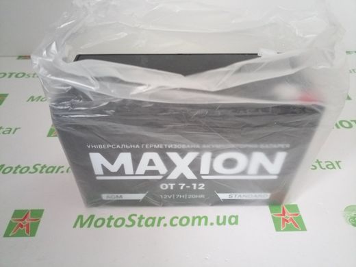 Аккумулятор MAXION MXBP-OT 7-12 AGM (12V, 7А) UPS
