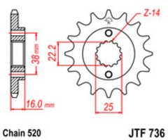 JT JTF736.14 - Зірка передня