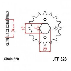 JT JTF328.13 - Зірка передня