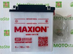 12N5-3B MAXION Мото аккумулятор, 12V, 5Ah, 120x60x130 мм -/+