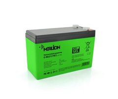 Аккумуляторная батарея MERLION G-MLG1270F2 12 V 7,0 Ah (150x65x95 (100))мм Green Q10/480, Вес: 2,025 кг
